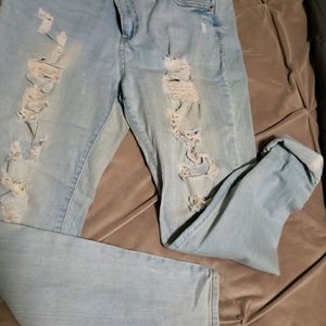 Stretch Denim Boyfriend Jeans
